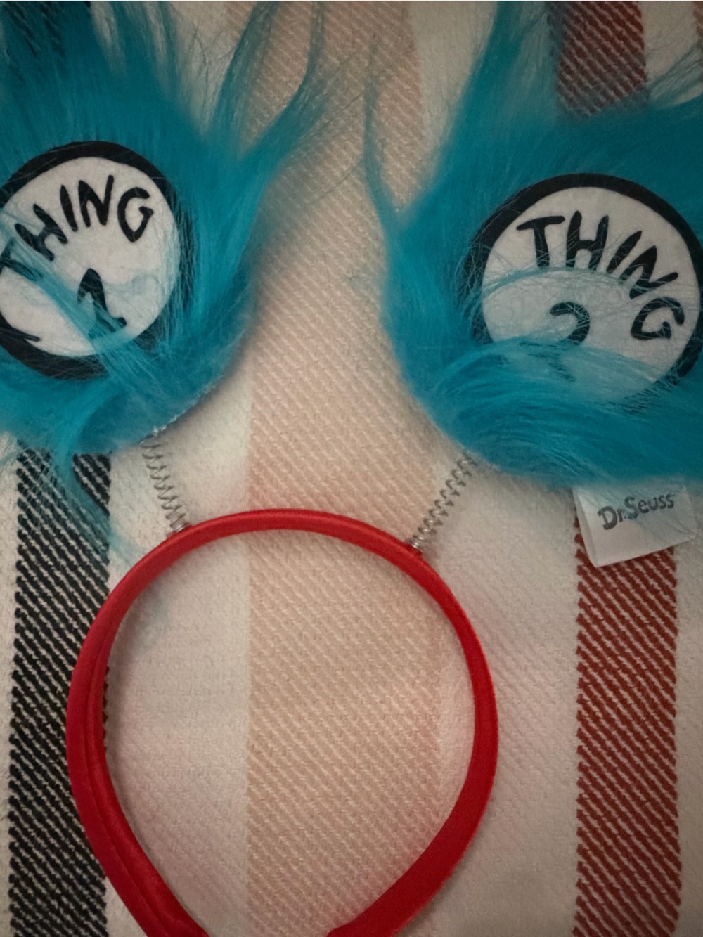 Dr. Seuss Thing 1 & Thing 2 Fuzzy Headband